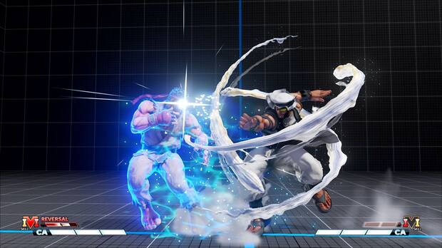 V-Shift movimiento en Street Fighter V