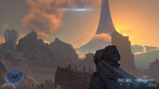 Captura in-game de Halo Infinite.