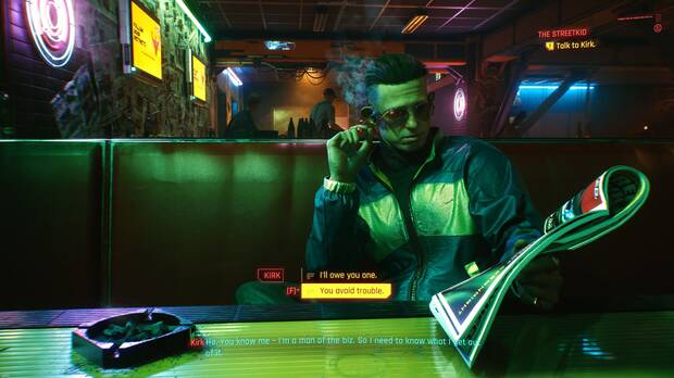 Capture of Cyberpunk 2077, which will be released