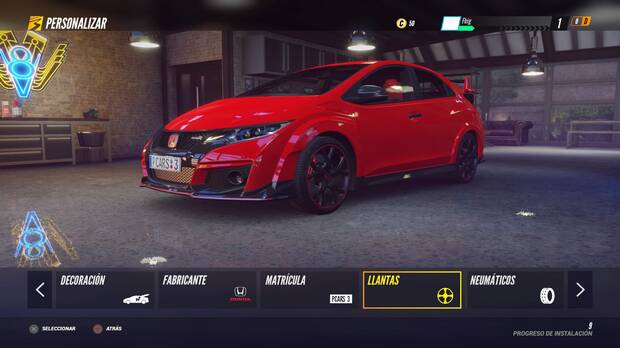 Adem�s de mejorar las prestaciones de los coches, tambi�n podremos personalizar su apariencia y la de nuestro piloto.