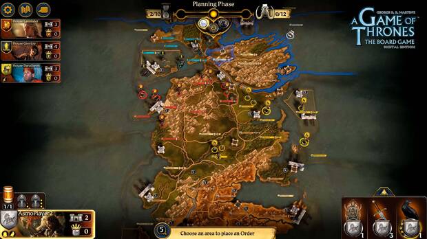 Captura de A Game Of Thrones: The Board Game Digital Edition