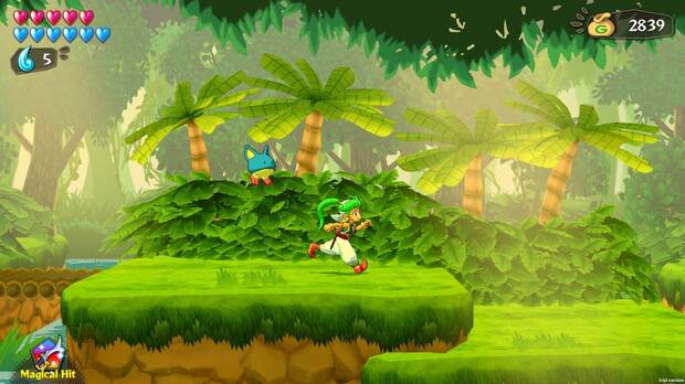 Captura de Wonder Boy: Asha in Monster World.