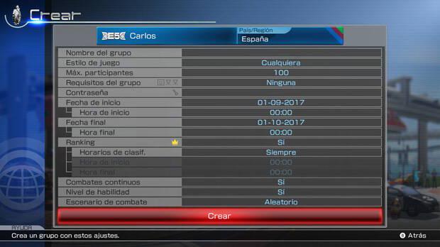 Tendremos todas estas opciones de personalización para crear nuestros grupos online.