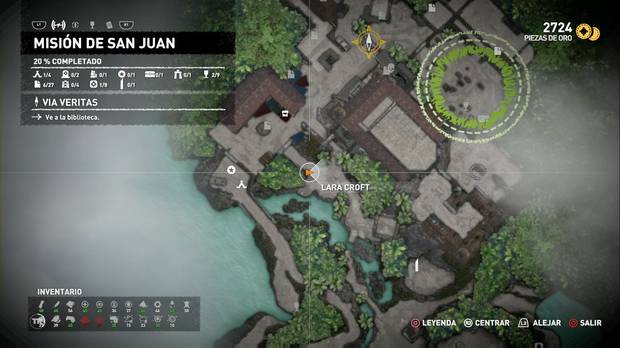 Shadow of the Tomb Raider - Localización de la misión secundaria Explora la misión