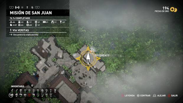 Documento Expulsando a los demonios (Misión de San Juan)