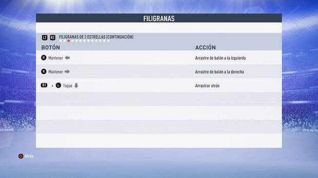 Filigranas de 2 estrellas FIFA 19