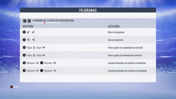 Filigranas de 4 estrellas FIFA 19