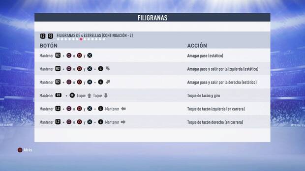 Filigranas de 4 estrellas FIFA 19