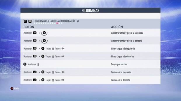 Filigranas de 5 estrellas FIFA 19