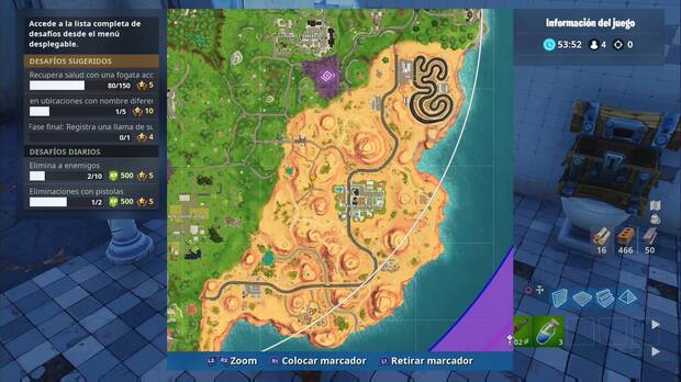 Fortnite Battle Royale - Partida de caza: Oasis ostentoso