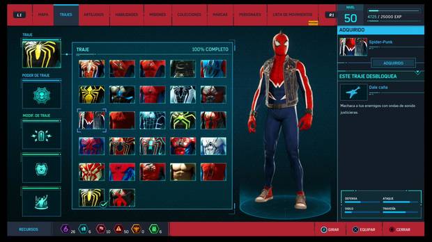 Marvel's Spider-Man - Trajes: Spider-Punk