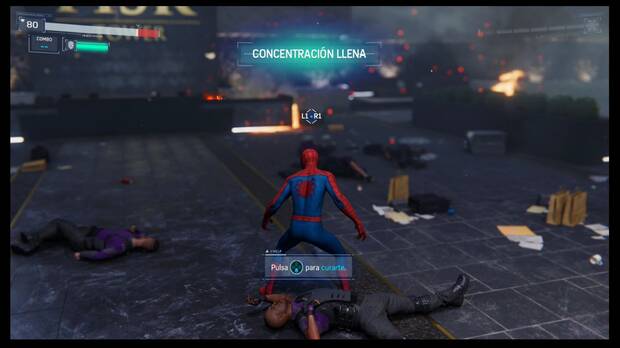 Marvel's Spider-Man - Misión principal El evento principal: Barra de Concentración