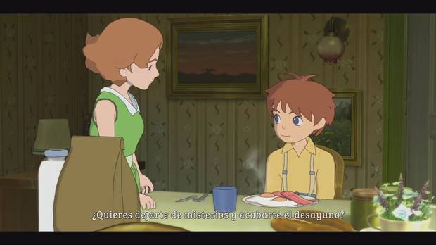 Al comienzo de la aventura nos darán pequeñas pinceladas de cómo era la relación de Oliver con su madre antes de que se produzca la tragedia (PS4).