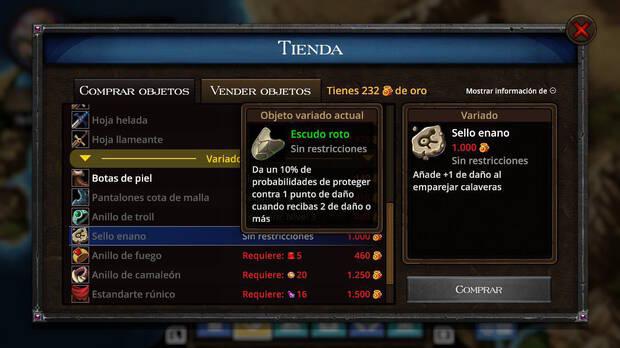 El dinero que vamos obteniendo lo podemos invertir en la tienda correspondiente que se encuentra en el men� principal para adquirir objetos de todo tipo.