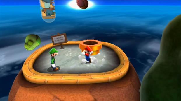 Luigi En La Constelación Ovoide al 100% en Super Mario Galaxy 01