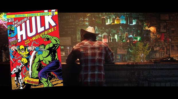 Referencia a Hulk 181 en el triler de Marvel's Wolverine.