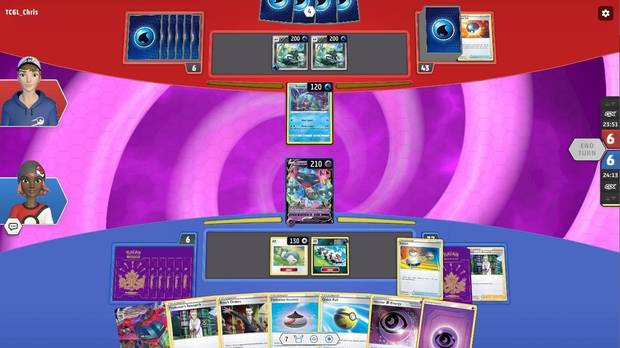 Captura de Pokmon Trading Card Game Live.