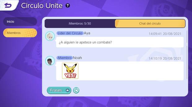 Círculos Unite en Pokémon Unite.