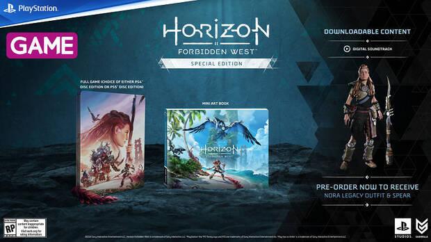 Edicin Especial de Horizon Forbidden West en GAME.