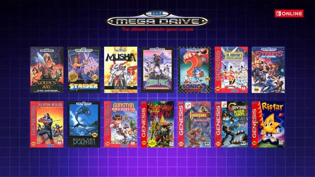 Juegos de SEGA Mega Drive en Nintendo Switch Online.