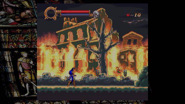 'Vampire's Kiss' fue uno de los juegos más sorprendentes a nivel gráfico de SNES, algo que queda patente desde su primer nivel.