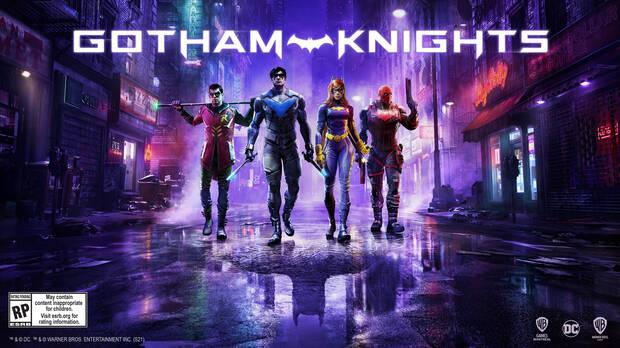 Key art oficial de Gotham Knights.