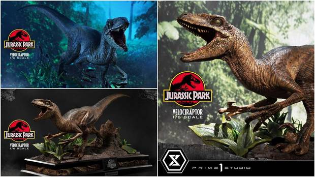 Muestra Raptor Prime 1 Studio Jurassic Park