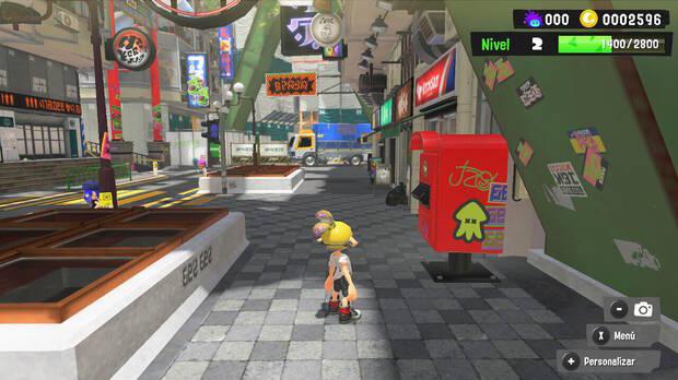 Splatoon 3 - Buzón rojo en Tintelia para crear dibujos