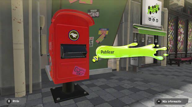 Splatoon 3 - Publicar dibujos y mensajes