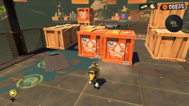 Splatoon 3 - Método para conseguir caviar rojo: Rompe las cajas naranjas