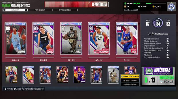 Adi�s a los contratos en MyTeam, algo que, sin duda, va a ser del agrado de la mayor�a de los jugadores y que cambia por completo la econom�a del juego.