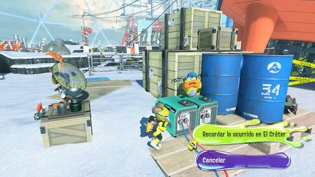 Splatoon 3 - Cómo repetir las misiones de El Cráter