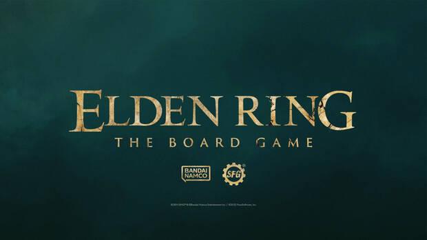 Logo del juego de mesa de Elden Ring.