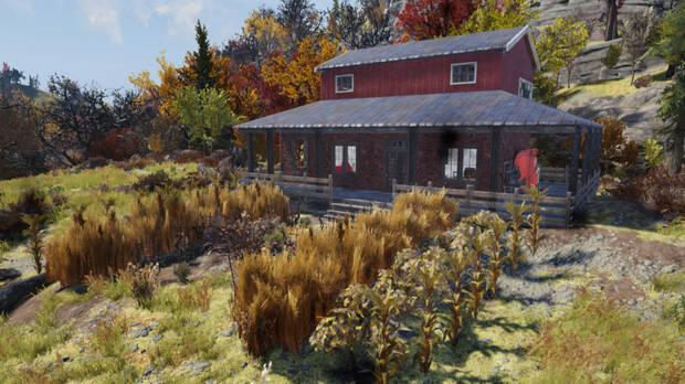 Una granja en Fallout 76