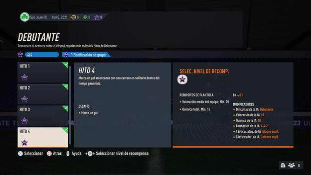 FIFA 23 - Explicación de los Capítulos y desafíos de Momentos de FUT