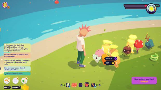 Los fps no son muy importantes en un juego así, pero en cuanto nos siguen más de cuatro o cinco ooblets la fluidez se resiente.