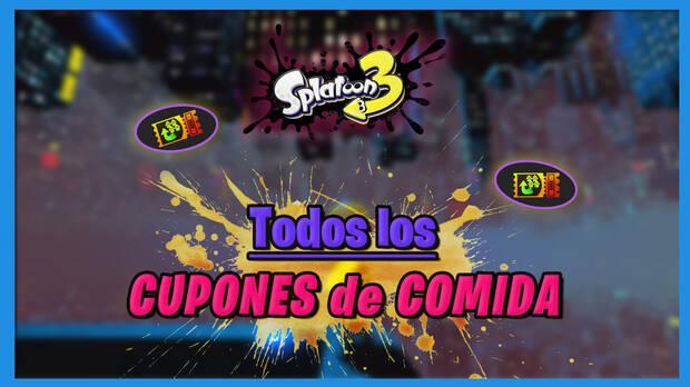 Splatoon 3 - Consigue cupones de comida en la historia