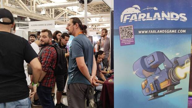 'Farlands', uno de los juegos donde se formaban colas, es un juego de gestin de granjas combinado con naves y exploracin espacial. 