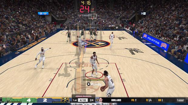 La jugabilidad de NBA 2K24 es exquisita, con animaciones, colisiones y transiciones mucho más suaves.