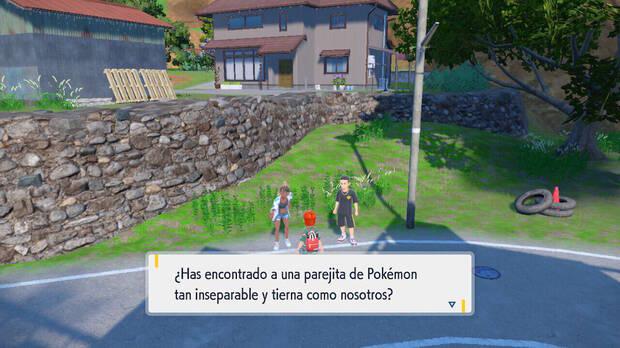 Pokémon Escarlata y Púrpura DLC 1 - Ubicación de la pareja de novios de Villa Versui