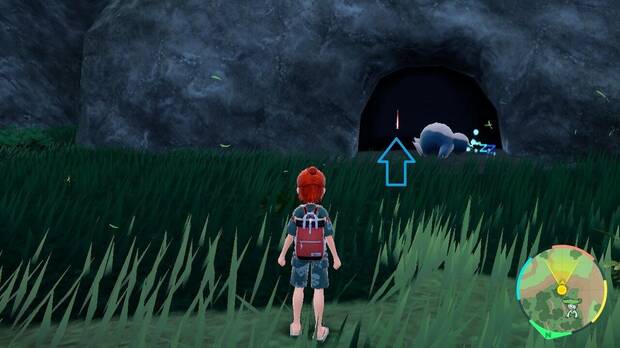Pokémon Escarlata y Púrpura DLC 1 - Entrada de la cueva del Cuenco Exquisito