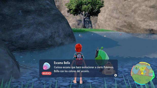 Pokémon Escarlata y Púrpura DLC 1 - Cómo conseguir Escama Bella