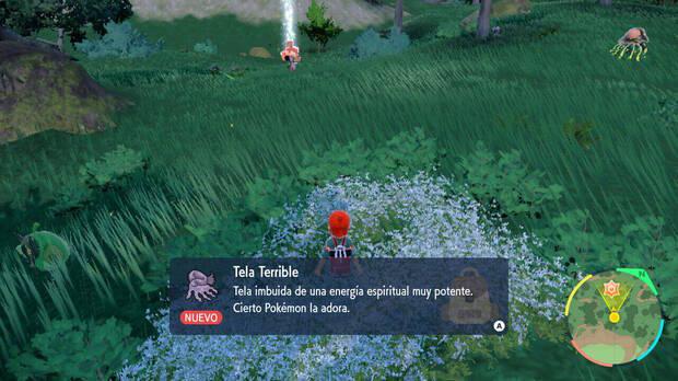 Pokémon Escarlata y Púrpura DLC 1 - Cómo conseguir Tela Terrible