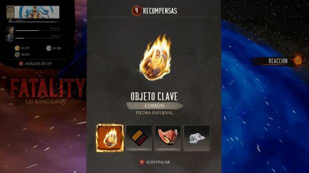 Mortal Kombat 1 - Piedra infernal tras conseguirla