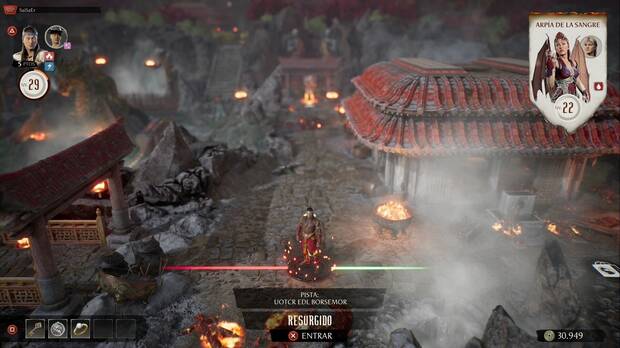 Mortal Kombat 1 - Combate con pistas del modo Invasión