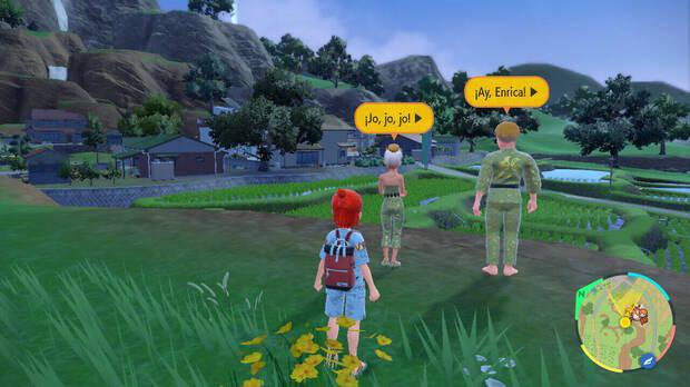 Pokémon Escarlata y Púrpura DLC 1 - Primera localización de Enrinca y Ricardo
