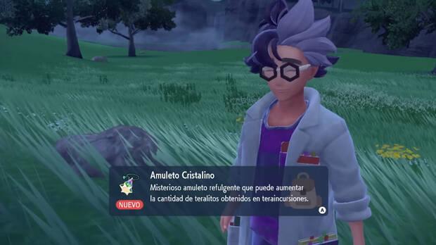 Pokémon Escarlata y Púrpura DLC 1 - Contenido post-game: Conseguir el Amuleto Cristalino