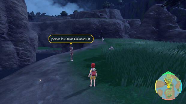 Pokémon Escarlata y Púrpura DLC 1 - Localización del Ogro ominoso de tipo Agua