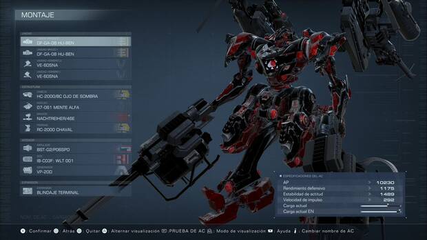 Armored Core 6: Fires of Rubicon - Rango S: modelo Artema Arrasador