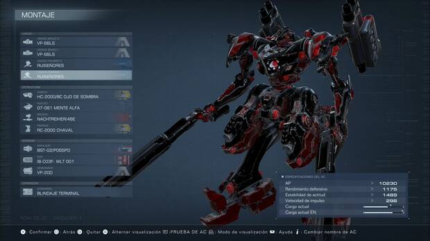 Armored Core 6: Fires of Rubicon - Rango S: modelo Artema explosivo